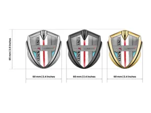 McLaren Metall Emblem Abzeichen Pro Stil Edelstahl